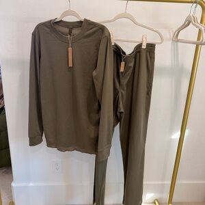 SKIMS Sage Green Lounge set